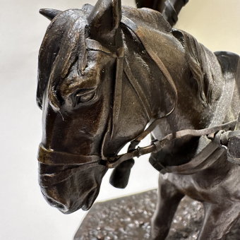 Скульптура "Русская пара в бричке", Германия, 1903 г., Вольф А.М.